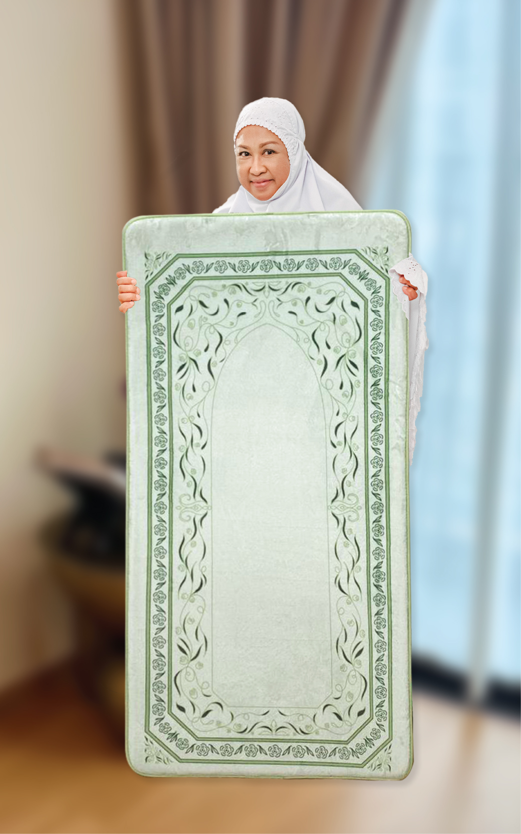 Square Alila Teal Green 